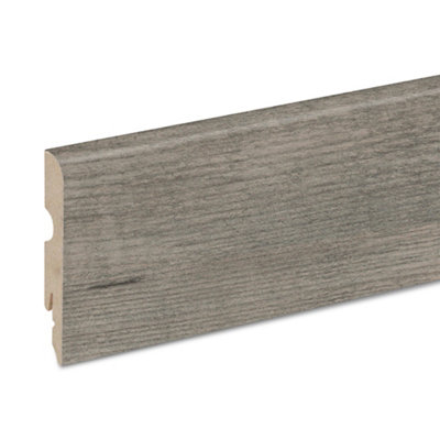 Plinthe MDF 220 x 8 cm Décor 75 chêne vendue à la pièce - vue 2