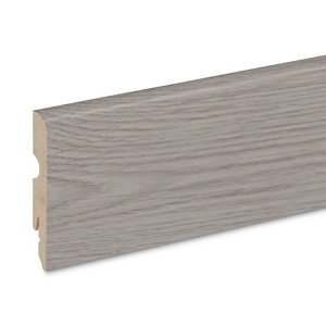 Plinthe imitation chêne grisé - Décor 65 - L.220 x H. 8 cm x Ép. 13 mm