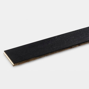Parquet contrecollé Oppland Bâton Rompu chêne verni noir