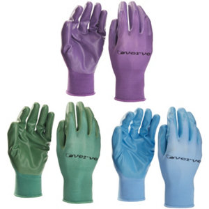 Lot de 3 paires de gants de jardin - taille 9