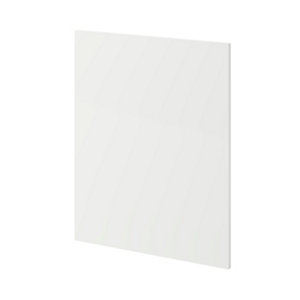 Finition caisson bas gauche "Dorice/Glorian" blanc brillant - l. 57 x h. 72cm