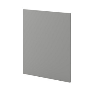 Côté de remplacement bas droit "Alisma" gris laqué l.57 x h.72 x ép.1,8 cm
