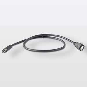 Câble HDMI mâle/mâle noir - L. 0,75 m