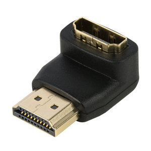 Adaptateur HDMI mâle / femelle coudé