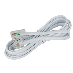 Cordon mâle RJ11 / mâle RJ45 - 2 m