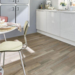 Lame PVC clipsable bois brun l. 18 cm x L. 122 cm. Ép. 4,5 mm