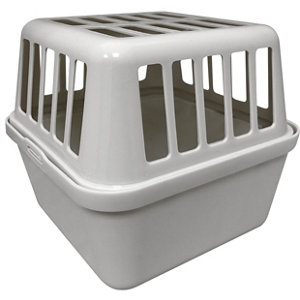 Absorbeur d'humidité réutilisable H. 15 x l. 16 x p. 16 cm.