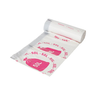 Sacs poubelles elastiques 50l