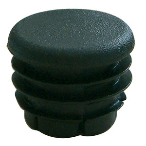 Embout de tube 16 mm - PVC Rond Noir