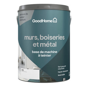 Peinture murs, boiseries et métal satin 5 L Base B