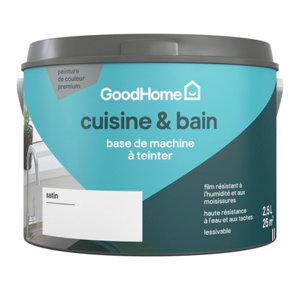 Peinture cuisine & bain 2,5 L satin Base C