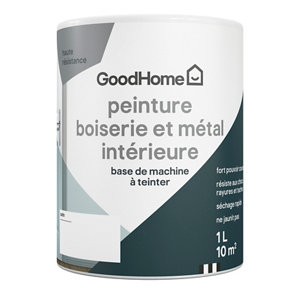 Peinture murs, boiseries et métal satin 1 L Base B