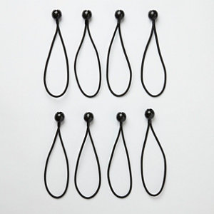 Lot de 8 cordons étirables à bille en polypropylène