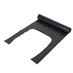 5 sacs gravats ultra-resistants 70l noir