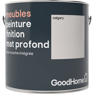 Peinture de rénovation meubles acrylique mat profond blanc Calgary 2 L