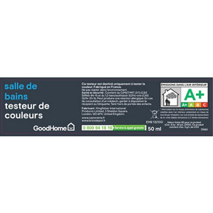 Testeur peinture salle de bains acrylique satin gris Melville 50 ml