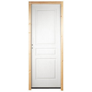 Bloc-porte postformé prépeint H. 204 x Larg. 73 cm droit