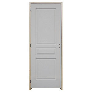 Bloc-porte postformé prépeint H. 204 x L. 83 cm gauche