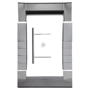 Raccord d'étanchéité RF0011 anthracite pour fenêtre de toit haut. 98 x larg. 78 cm