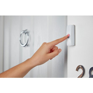 Carillon + Sonnette batterie blanc