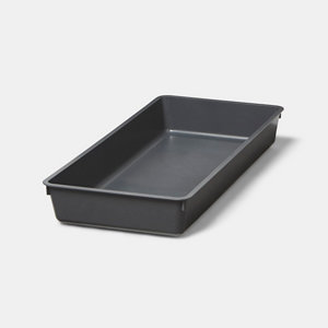 Range-couverts gris NITAKI 1 compartiment - L. 20 x P. 42cm