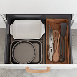 Range-couverts bambou "NITAKI 1" compartiment - L. 20 x P. 42cm