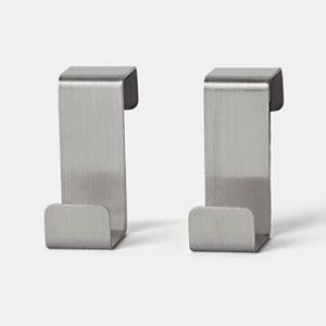 Lot de 2 crochets S de porte
