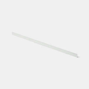 Profil de finition pour plan de travail effet argent brossé l24mmxH22mm