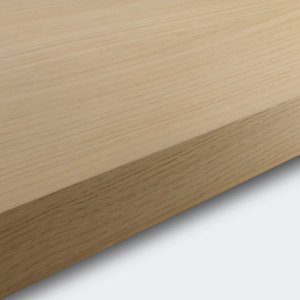 Plan de travail en stratifié aspect bois clair "Kala" l300xP62xEp3,8cm