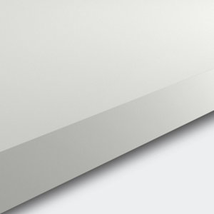 Plan de travail en stratifié blanc "Kala" l.300 x P.62 x Ép. 3,8 cm