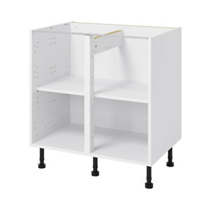Caisson bas blanc - L. 80 x H. 87 x P. 57cm