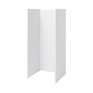 Panneau 1/2 colonne "Caraway" blanc l.60 x H.150,1 cm