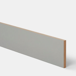 Plinthe Adèle gris mat - L. 2.4m x H. 15cm