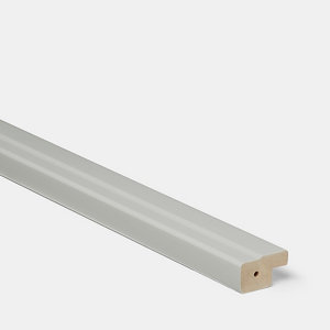 Corniche cache-lumière "Adèle" gris l.240 x h.3,5 cm