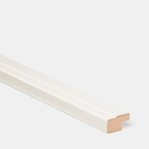 Corniche cache-lumière "Stevia" crème l.240 x h.3,5 cm