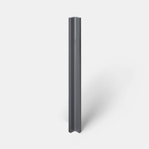 Finition d'angle "Stevia" gris anthracite l.71,5 x h.5,9 cm