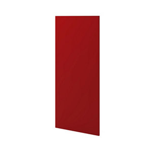 Côté de remplacement 1/2 colonne "Stevia" rouge l.57 x h.135 x ép.1,8 cm