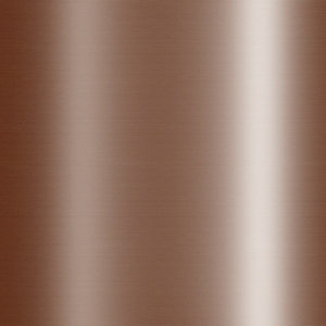 Lot de 2 poignées effet cuivre " Annatto" L 22,0 cm