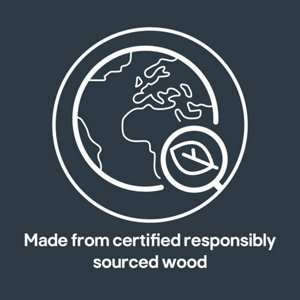 Fileur d'angle bas "Coline" chêne clair - H. 71.5cm