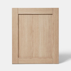 Façade 1 porte 60cm "Coline" chêne clair - L. 59.7 x H. 71.5cm