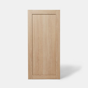 Façade colonne 60cm "Coline" chêne clair - L. 59.7 x H. 128.7cm