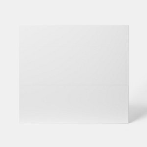 Façade 1 tiroir + 2 casseroliers 80cm "Dorice" blanc brillant - L. 79.7 x H. 71.5cm