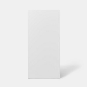 Façade colonne 60cm "Dorice" blanc brillant - L. 59.7 x H. 128.7cm