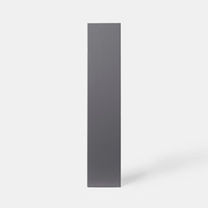 Façade 1 porte "Stevia" anthracite l.14,7 x h.71,5 cm