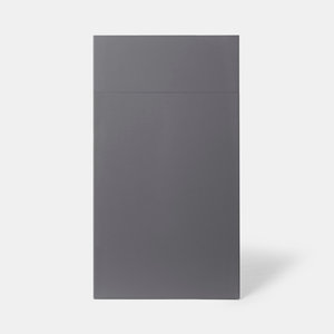 Façade 1 porte + 1 tiroir "Stevia" anthracite l.39,7 x h.71,5 cm