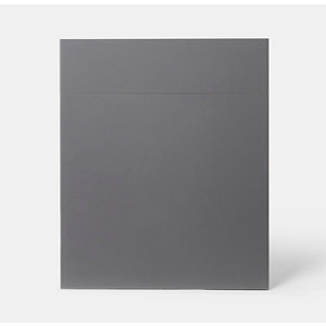 Façade 1 porte + 1 tiroir "Stevia" anthracite l.59,7 x h.71,5 cm