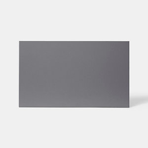 Façade casserolier ou hotte "Stevia" anthracite l.59,7 x h.35,6 cm
