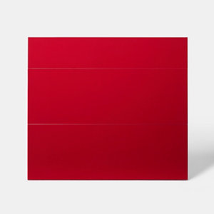 Façade 1 tiroir + 2 casseroliers "Stevia" rouge l.79,7 x h.71,5 cm