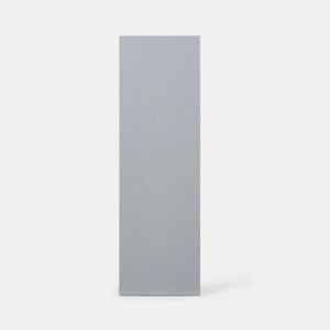  Facade d'armoires de cuisine "ALSINA" gris brillant L. 35 x H. 81 - GOODHOME