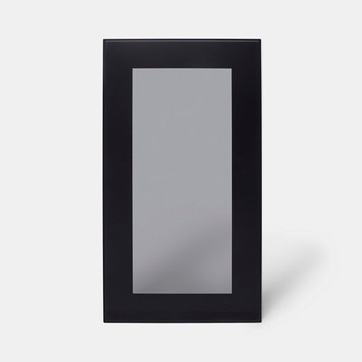 Façade 1 Porte Vitrée 40cm "jarod" Noir Fumé - L. 39.7 X H. 71.5cm